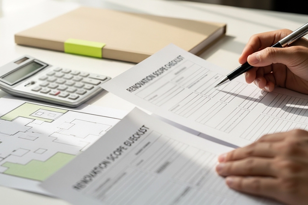 Renovation scope and budget reviewed for a Glendale value-add investment project.