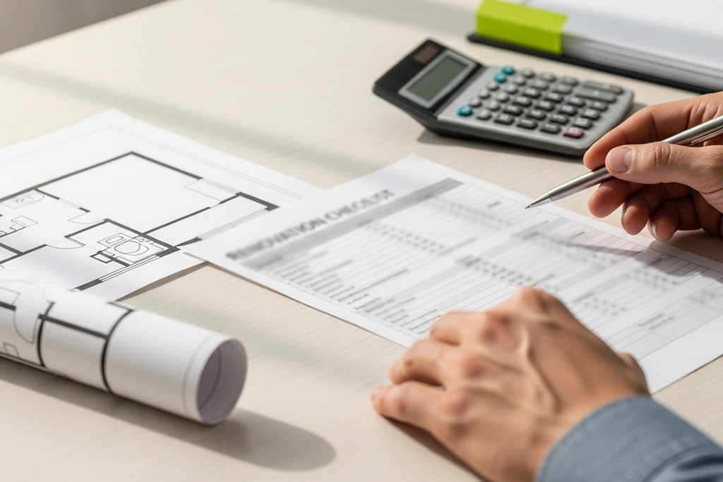 Renovation scope and budget reviewed for a Whitefish Bay modernization project.